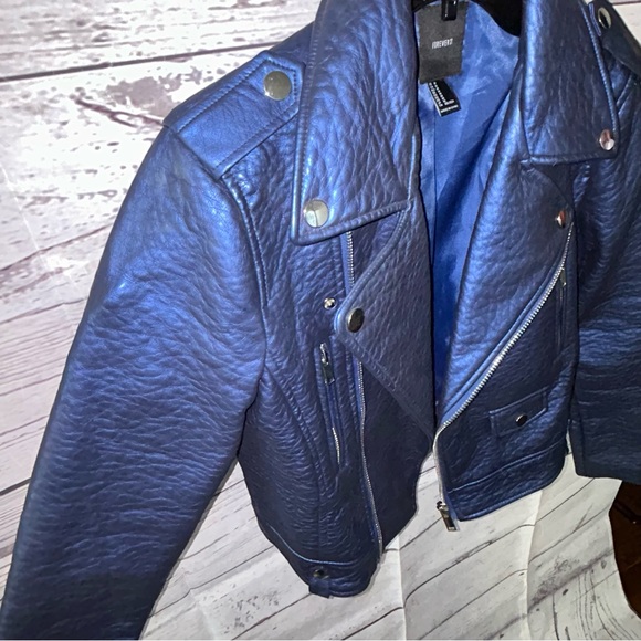 Forever 21 Blue Jacket - Picture 3 of 9